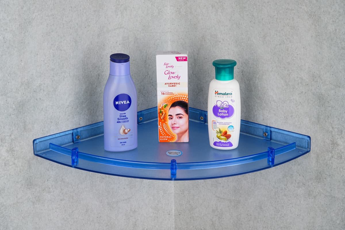Acrylic bathroom accessories